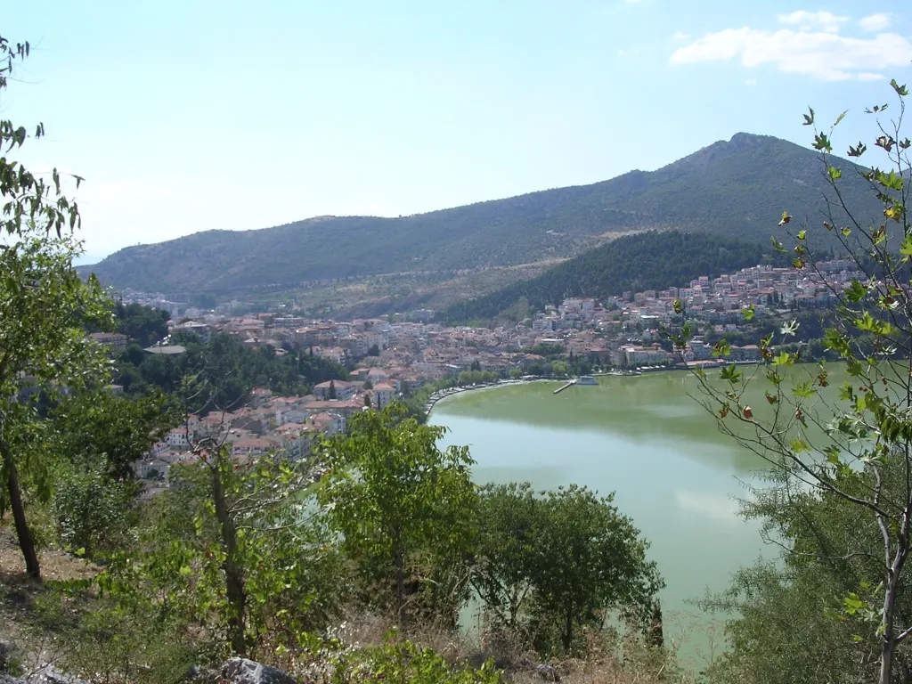 Kastoria and Lake Orestiada in northern Greece